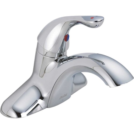 Commercial 4 In. Centerset Single-Handle Bathroom Faucet In Chrome